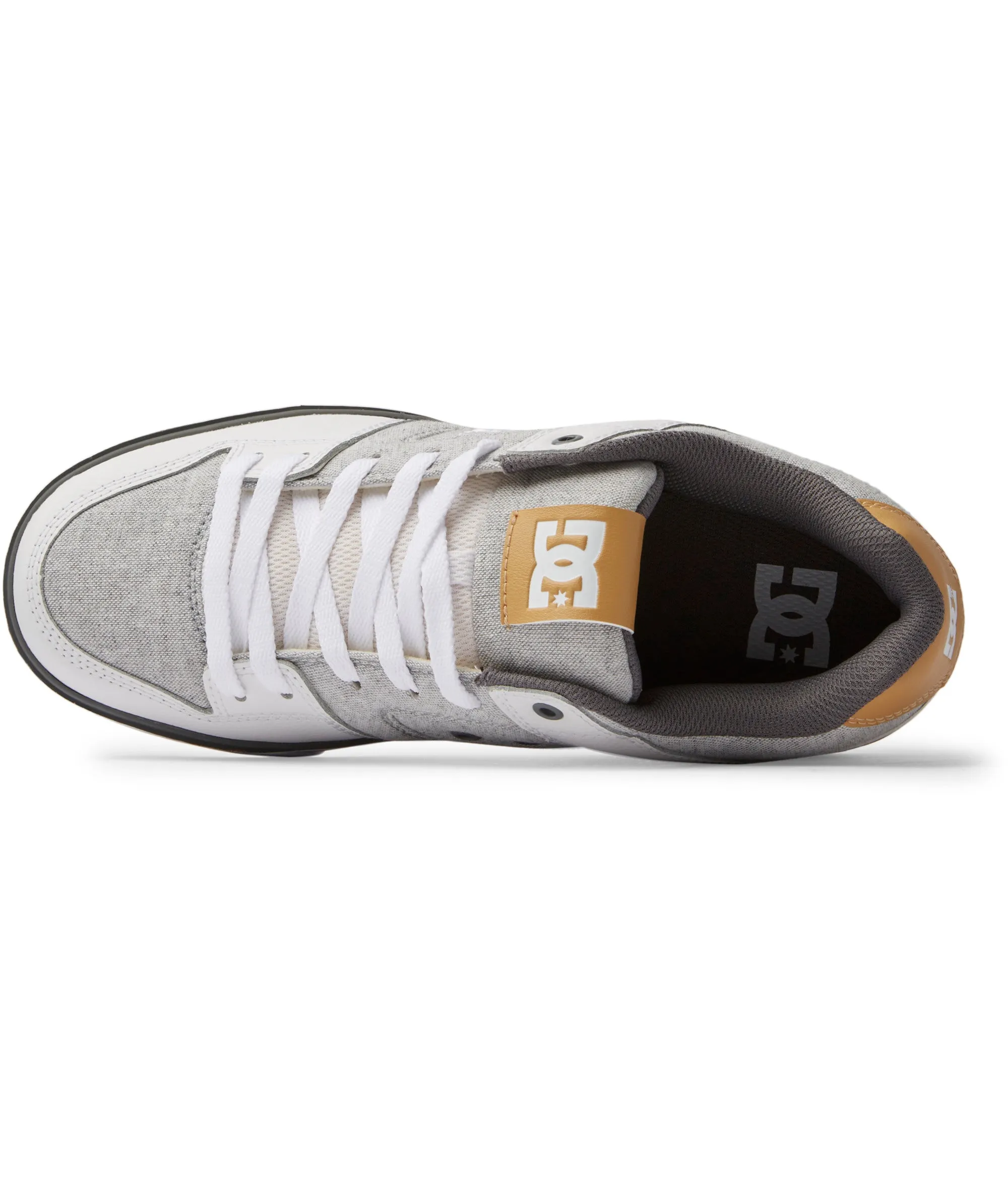 DC Shoes Mens Pure Leather Low Rise Trainers