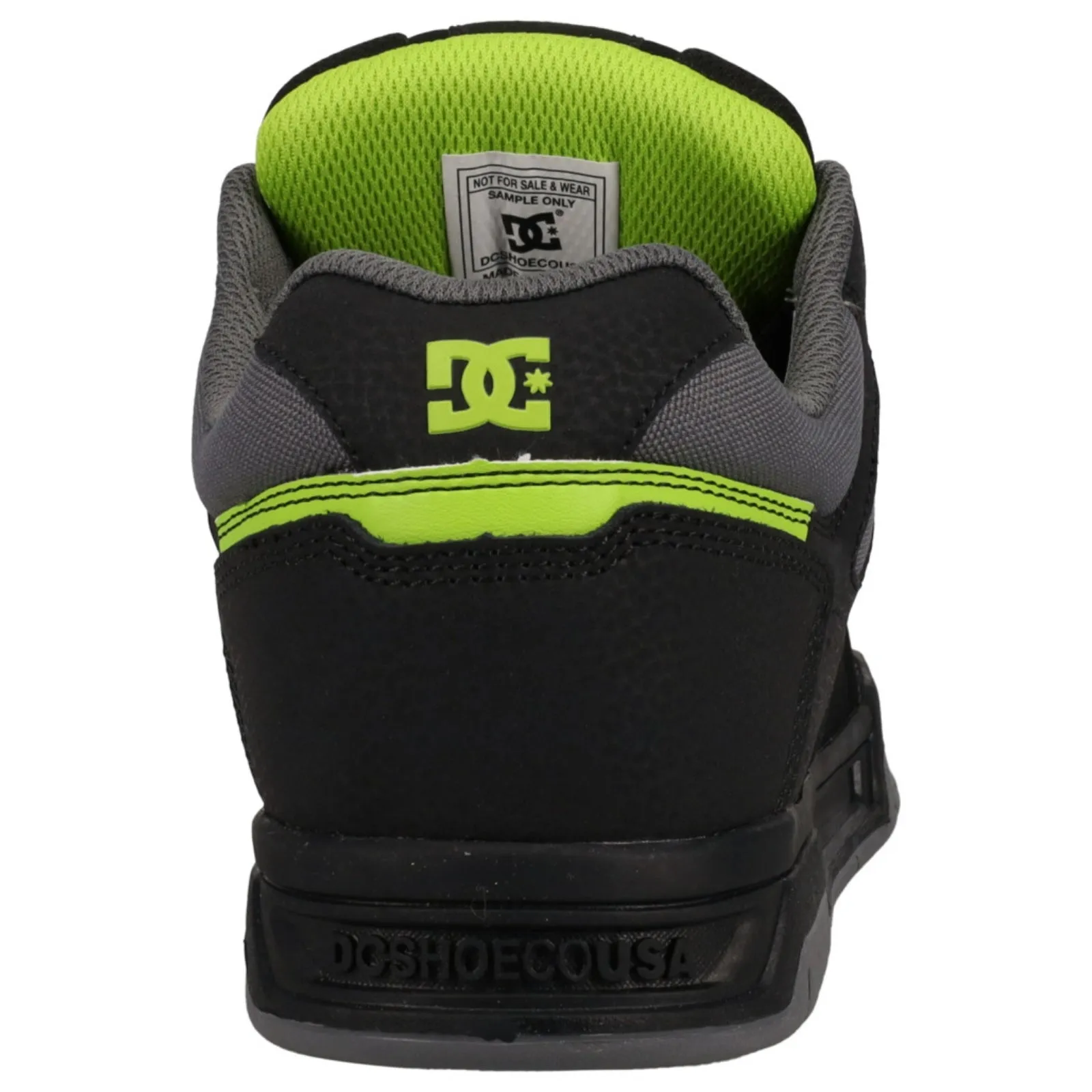 DC Shoes Mens Stag Low Rise Suede Leather Skate Trainers