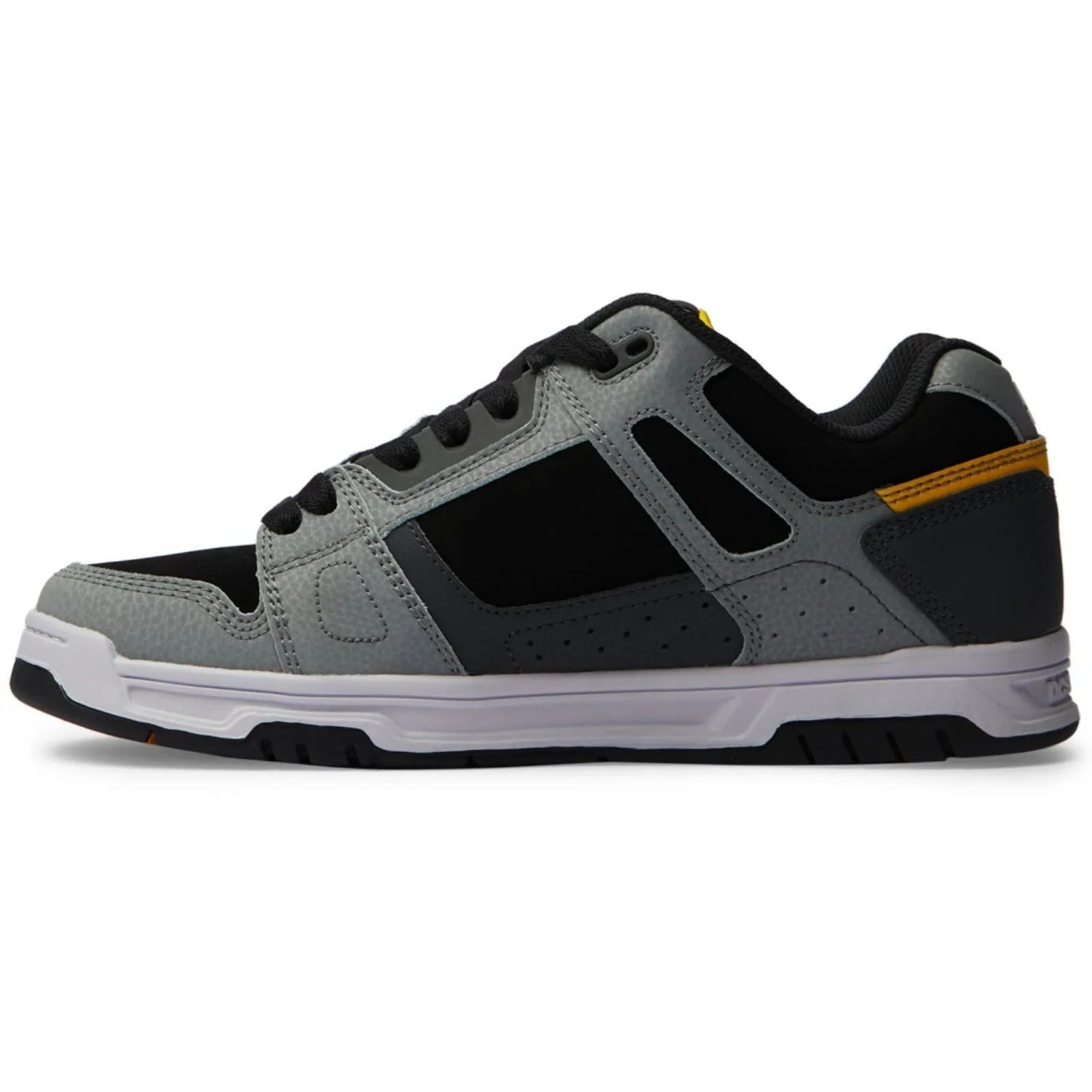 DC Shoes Mens Stag Low Rise Suede Leather Skate Trainers