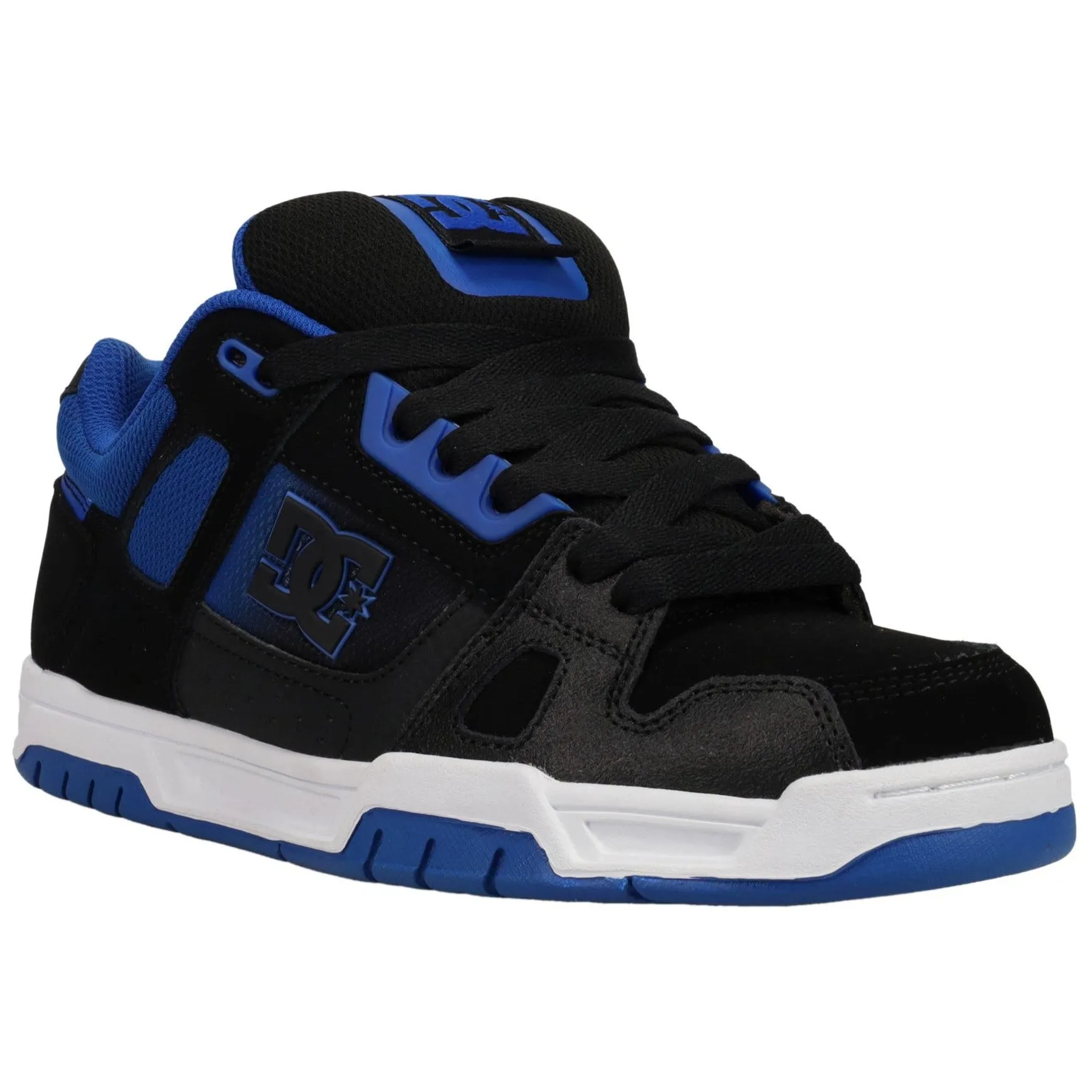 DC Shoes Mens Stag Low Rise Suede Leather Skate Trainers