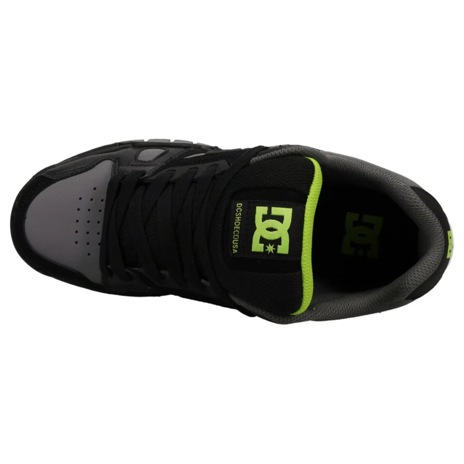 DC Shoes Mens Stag Low Rise Suede Leather Skate Trainers