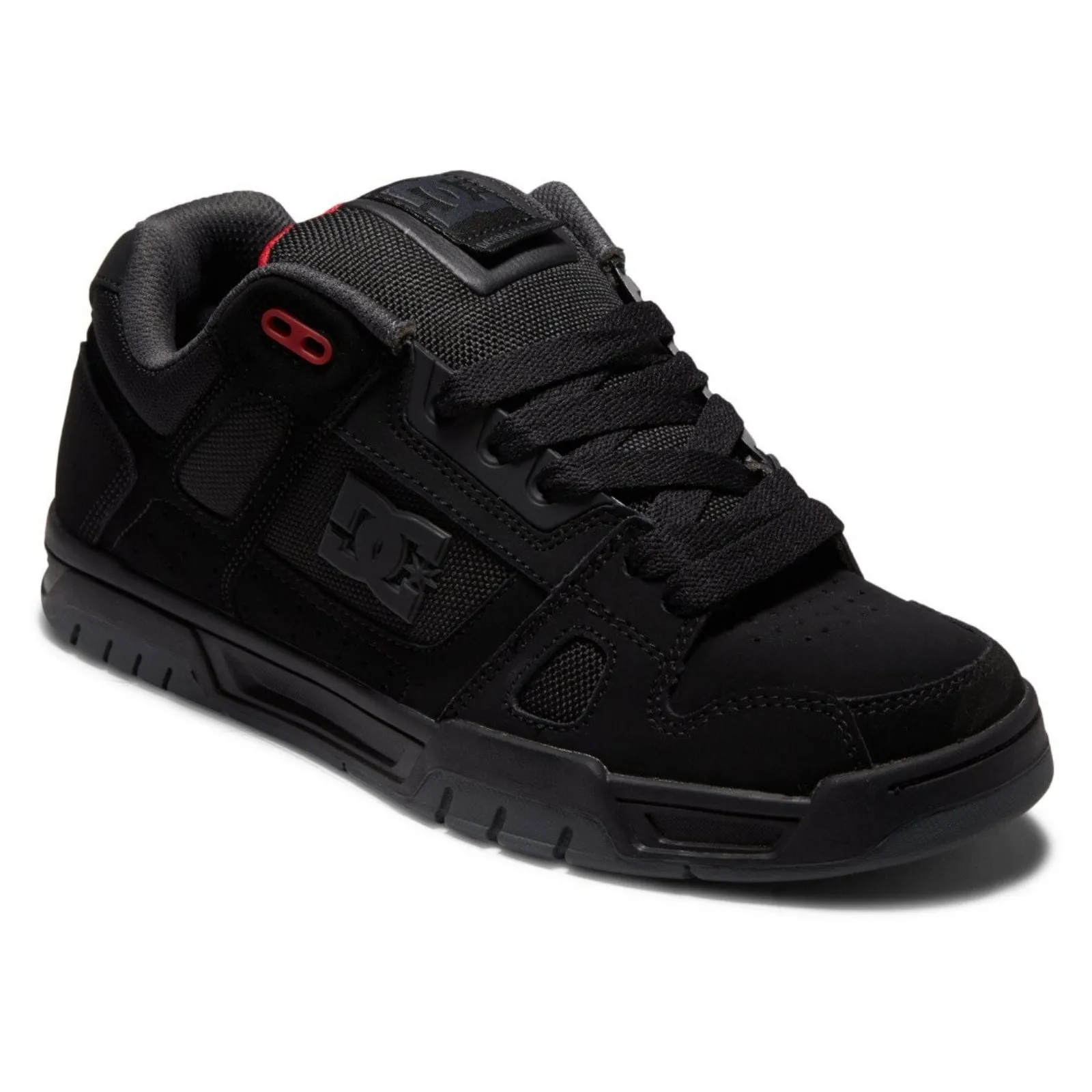 DC Shoes Mens Stag Low Rise Suede Leather Skate Trainers