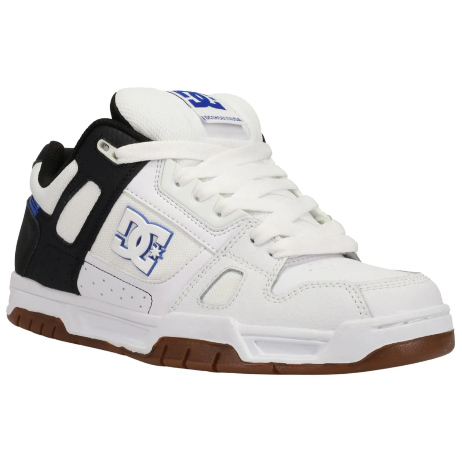 DC Shoes Mens Stag Low Rise Suede Leather Skate Trainers