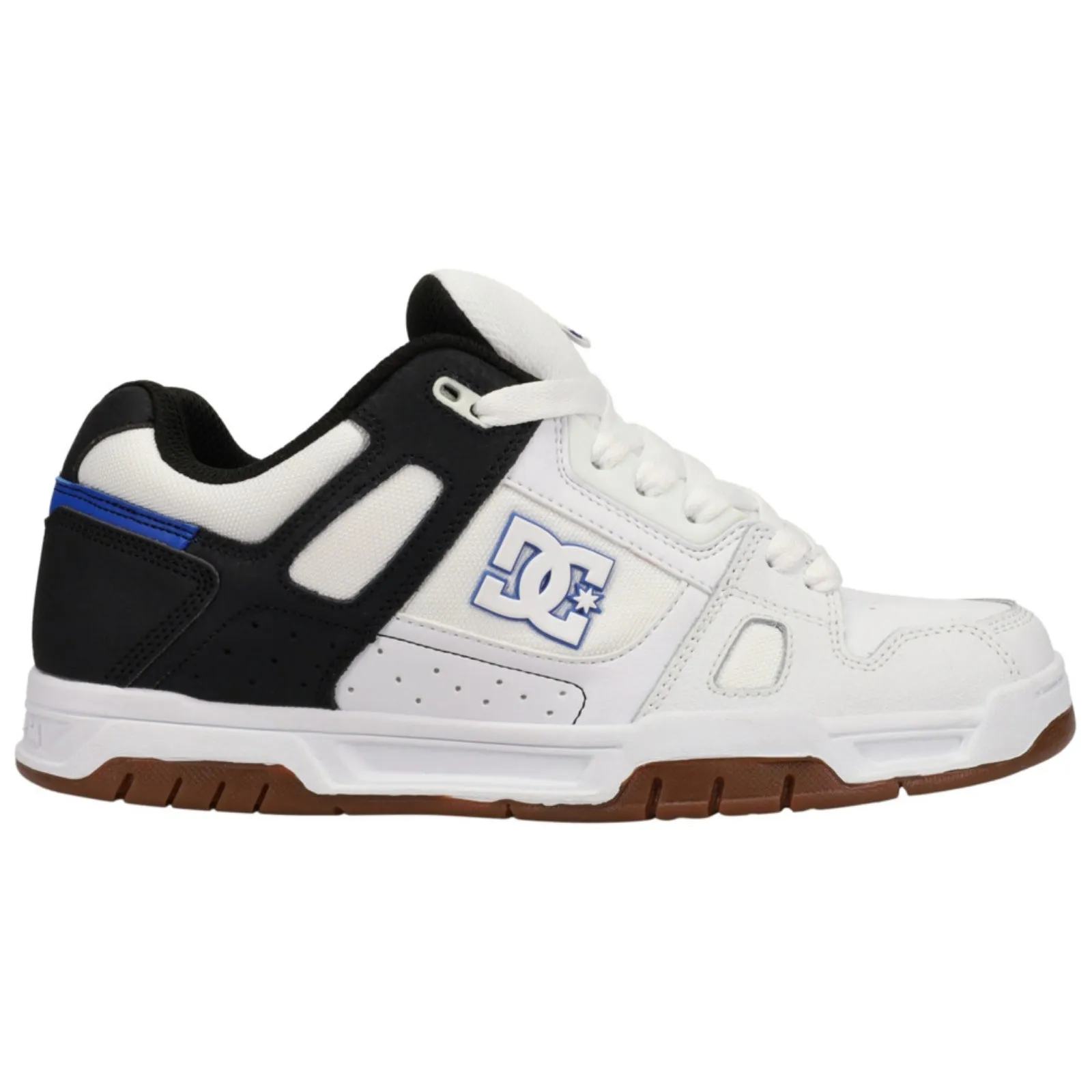 DC Shoes Mens Stag Low Rise Suede Leather Skate Trainers