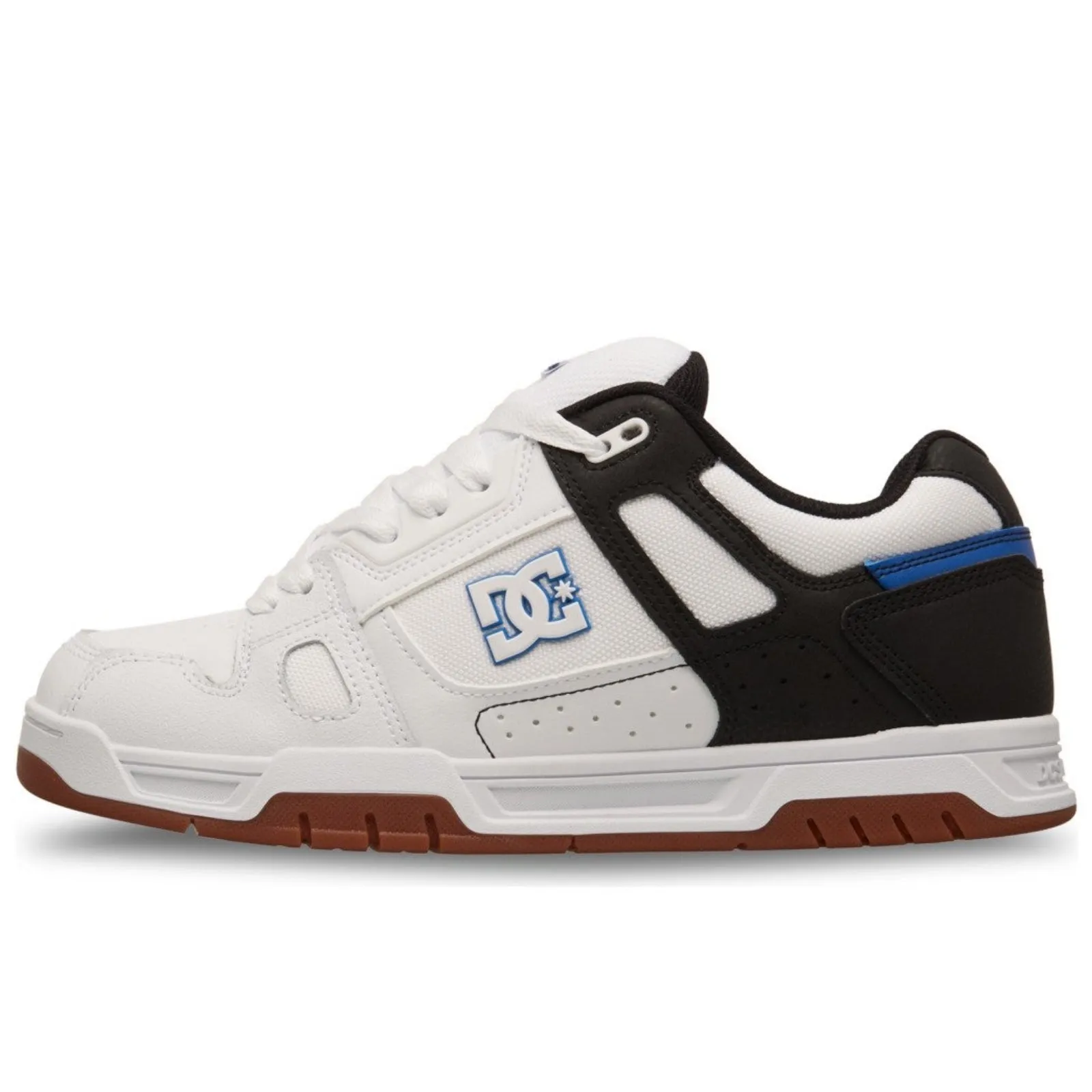 DC Shoes Mens Stag Low Rise Suede Leather Skate Trainers