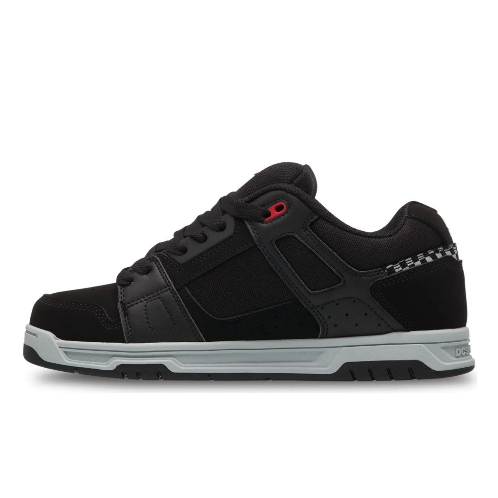 DC Shoes Mens Stag Low Rise Suede Leather Skate Trainers