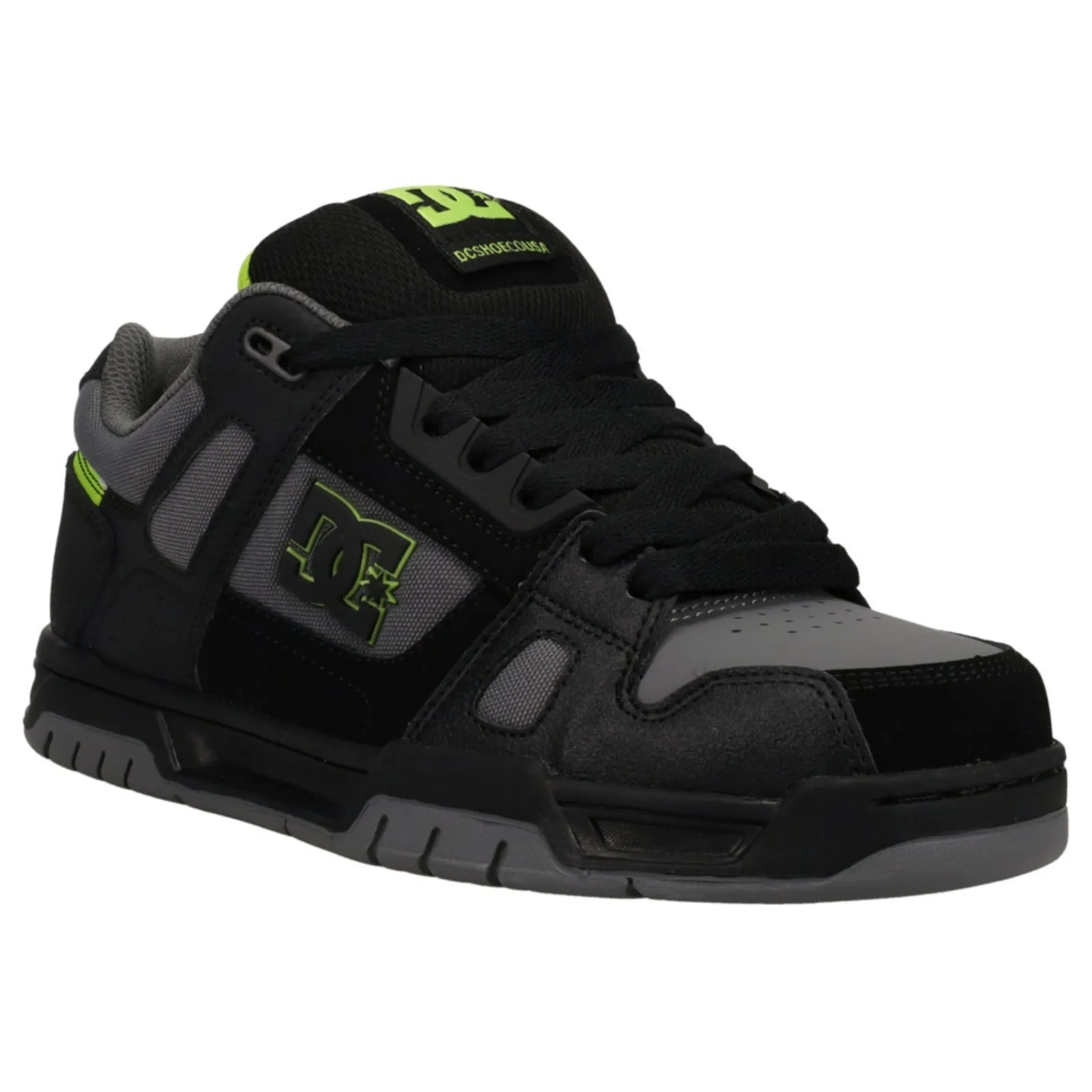 DC Shoes Mens Stag Low Rise Suede Leather Skate Trainers