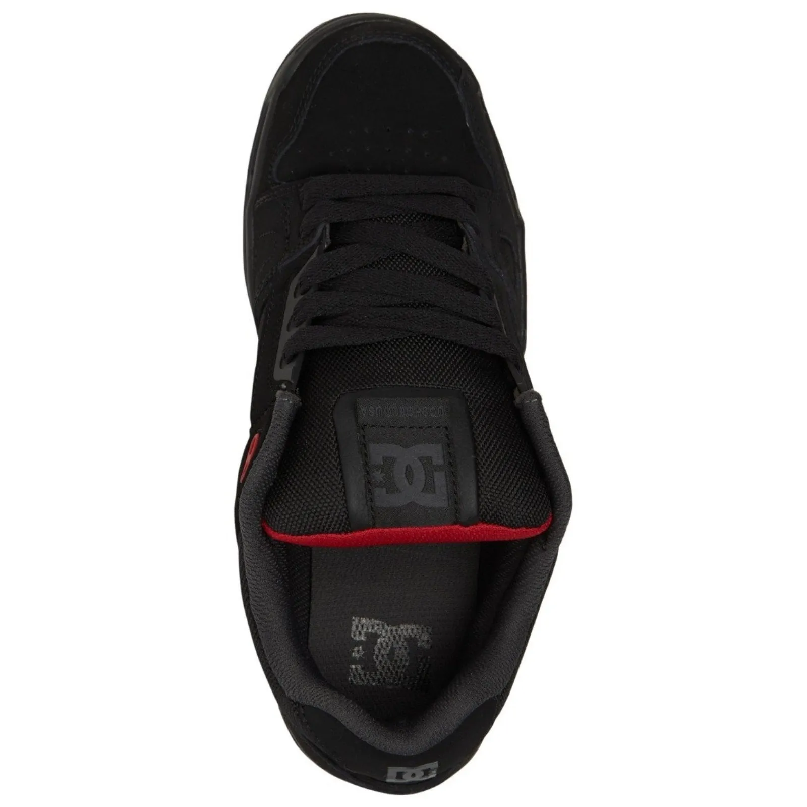DC Shoes Mens Stag Low Rise Suede Leather Skate Trainers