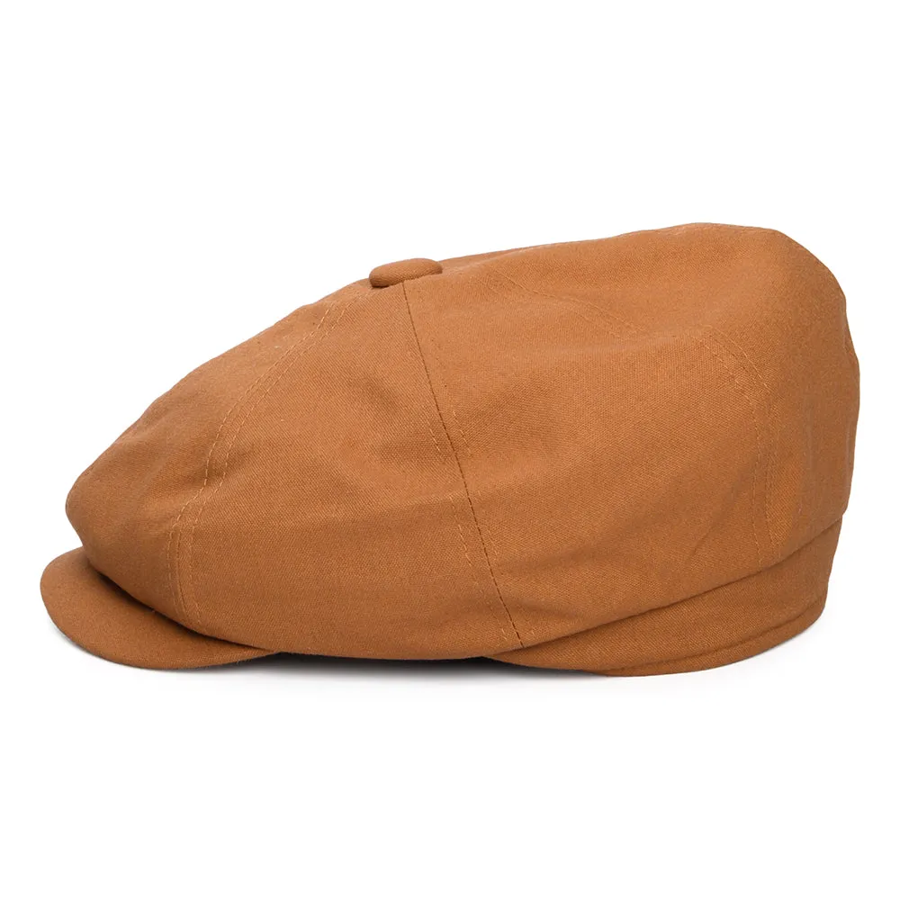 Denton Hats Gatsby Linen Newsboy Cap - Terracotta