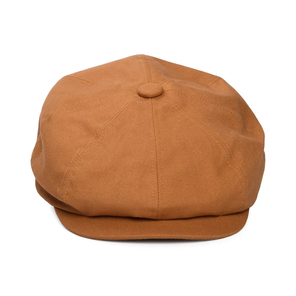 Denton Hats Gatsby Linen Newsboy Cap - Terracotta
