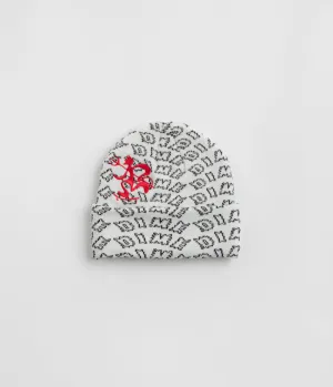 Dime Chopper Fold Beanie - White