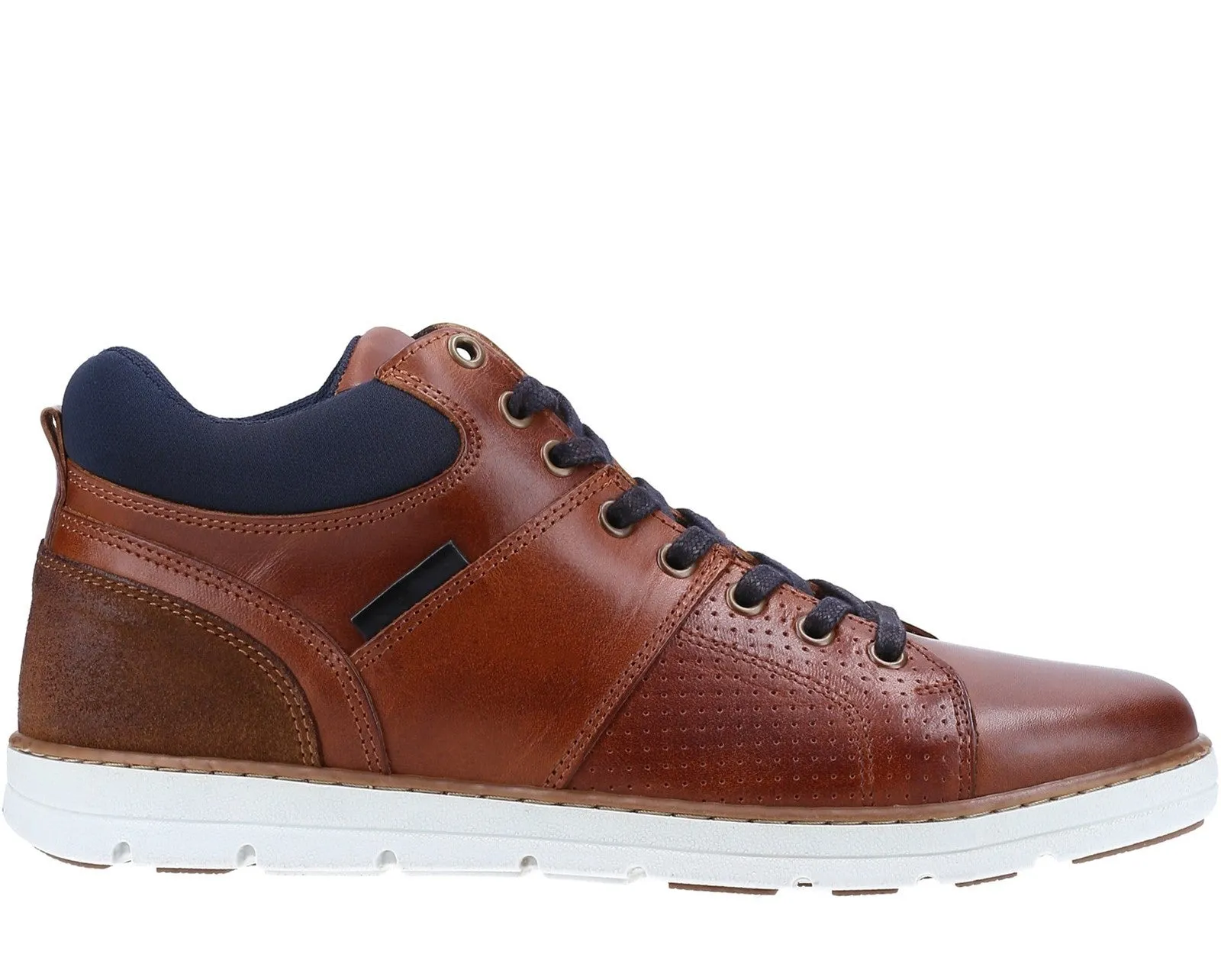Dune Stakes High Top Mens Leather Trainer