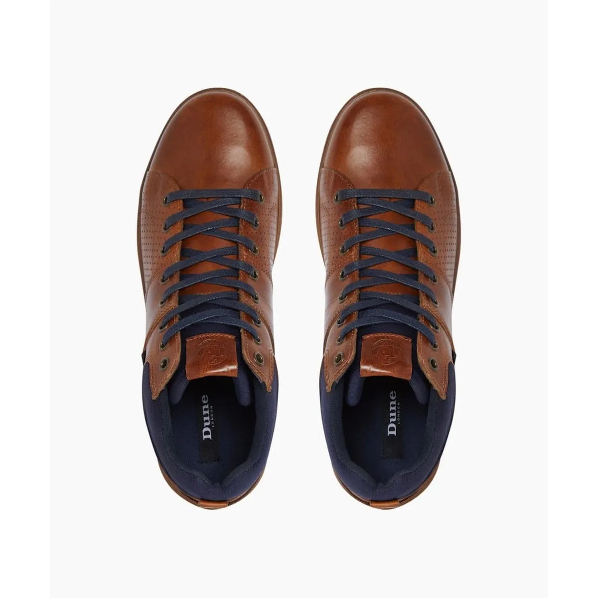 Dune Stakes High Top Mens Leather Trainer