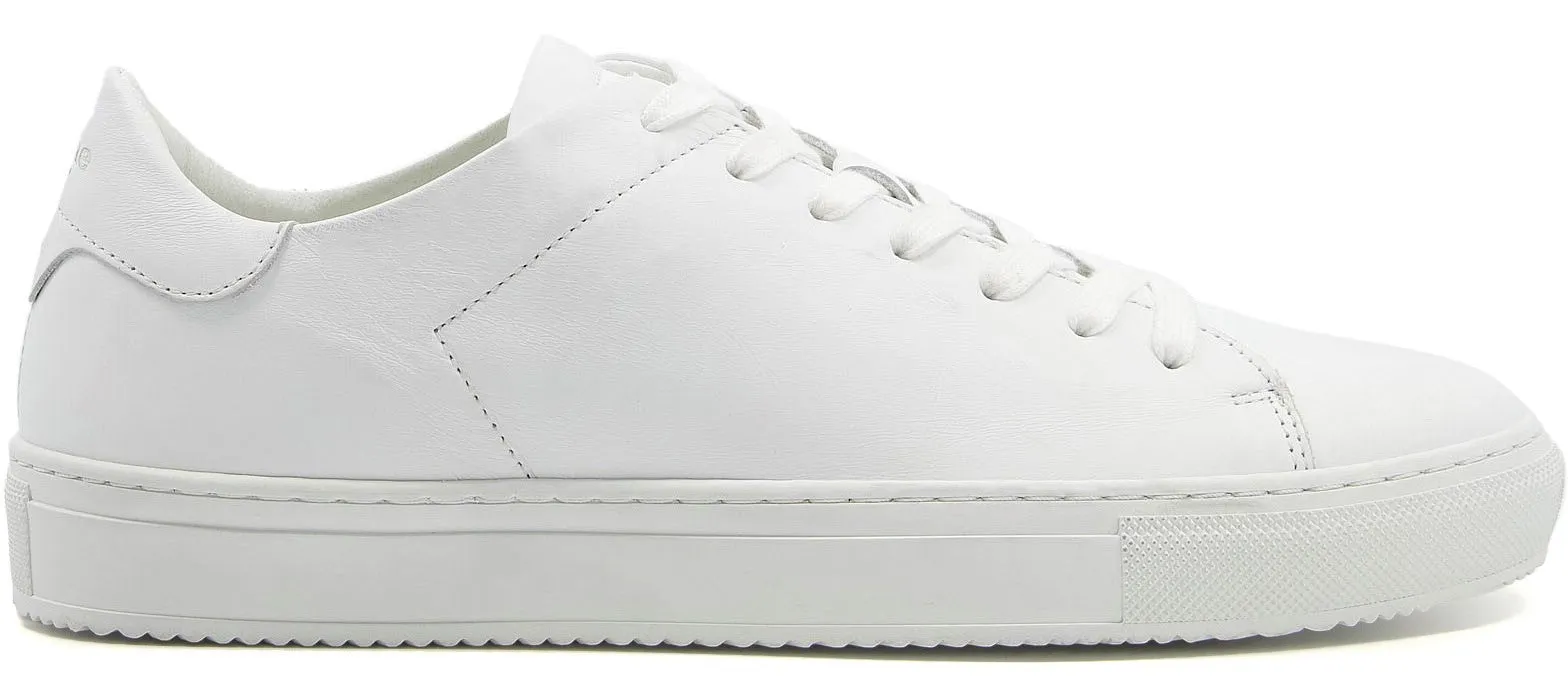 Dune Throne Mens Leather Lace Up Trainer