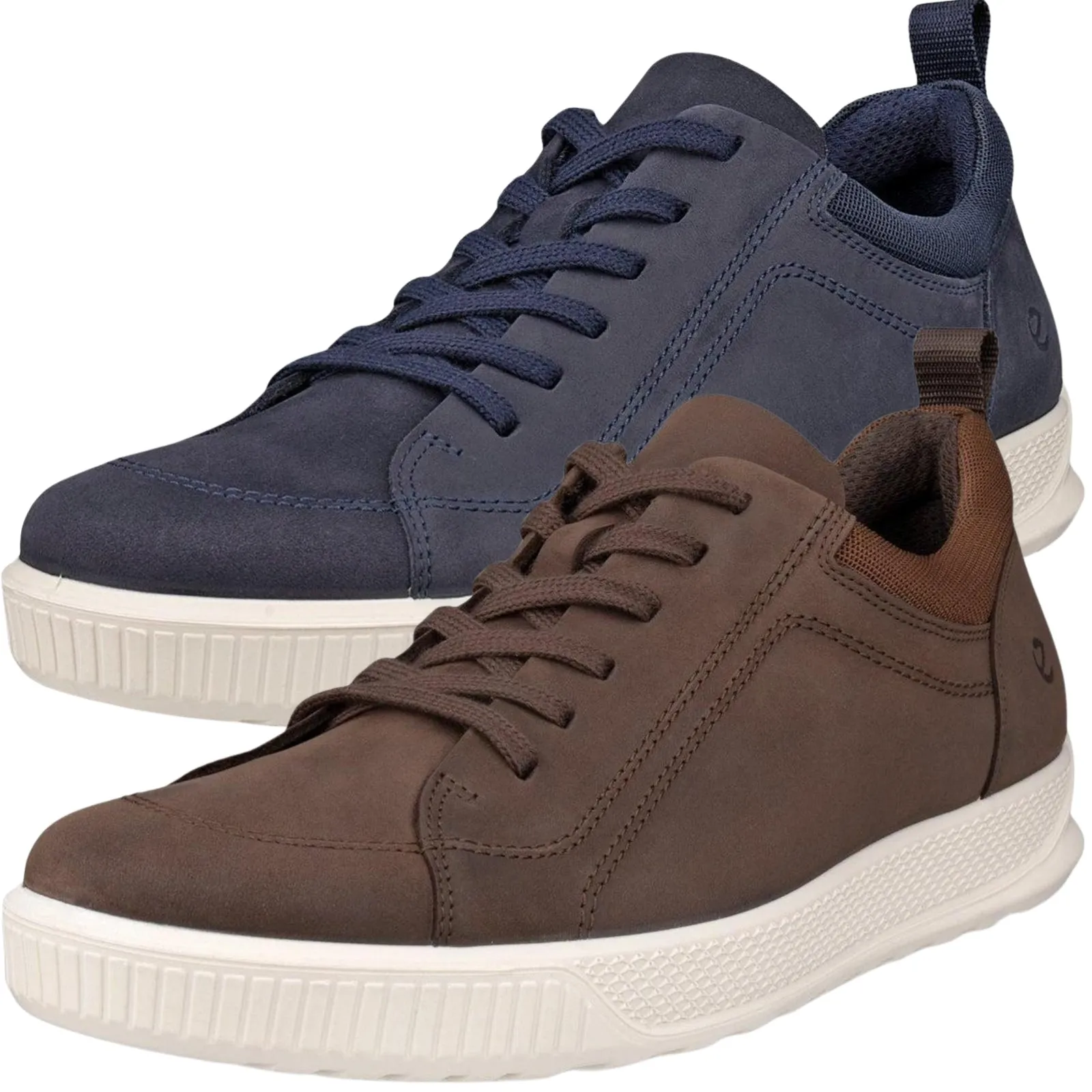 ECCO Mens Byway Nubuck Leather Trainers
