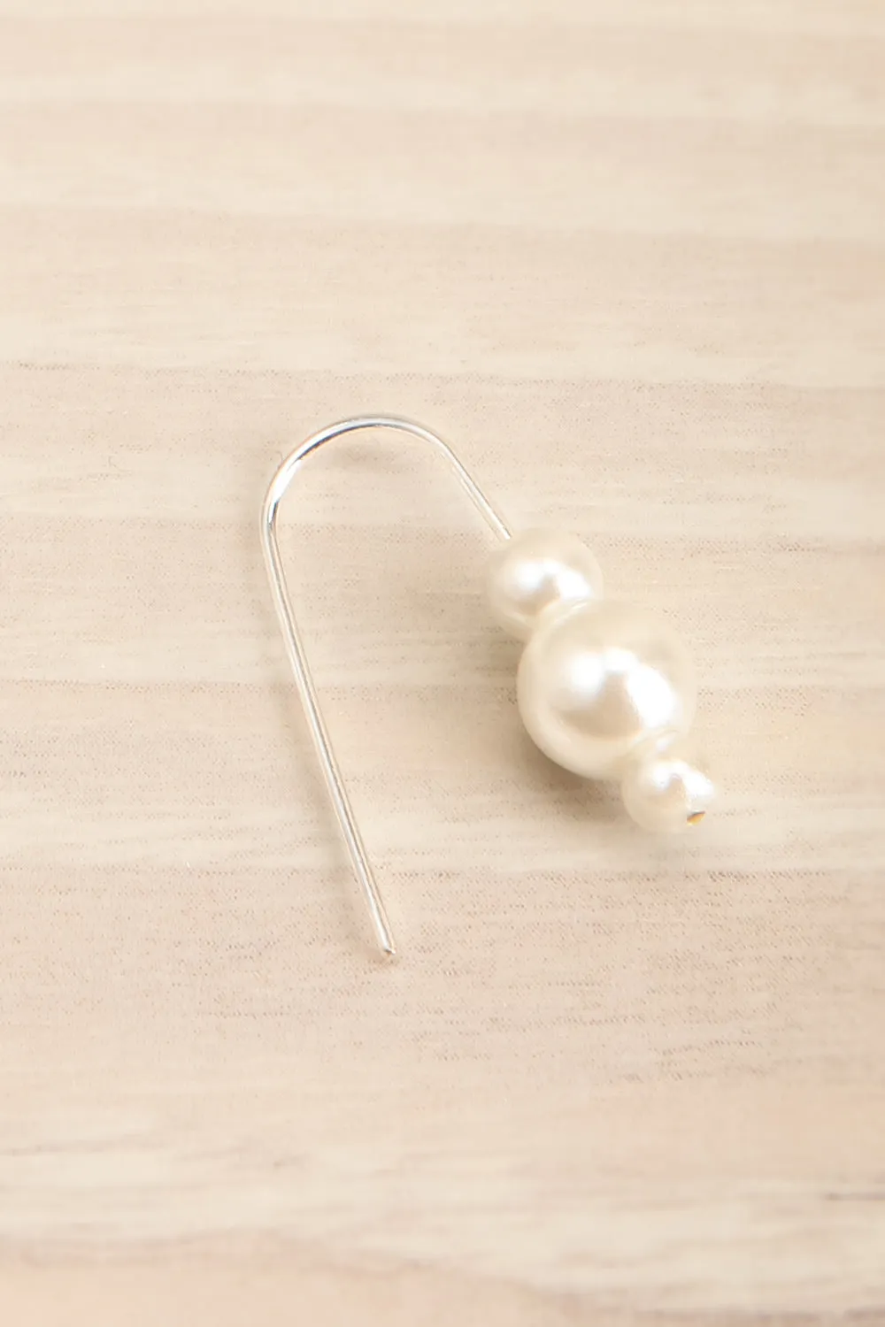 Elberta Silver | Pearl Pendant Earrings