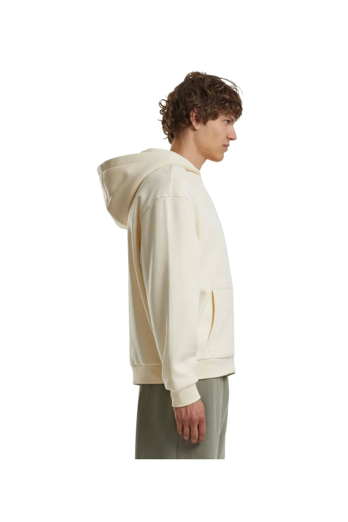 Everyday Zip Hoodie - White Sand