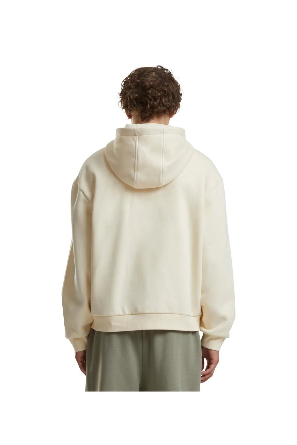 Everyday Zip Hoodie - White Sand