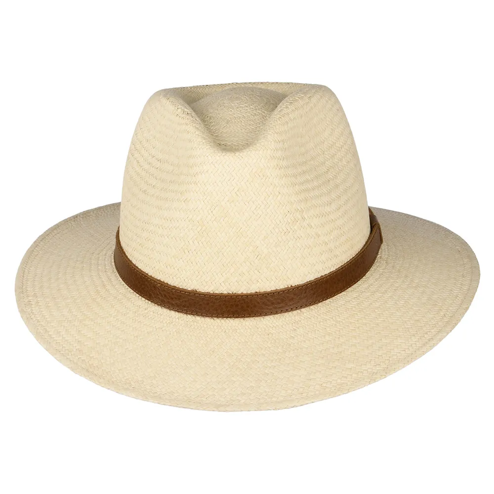 Failsworth Hats Panama Safari Fedora Hat - Natural