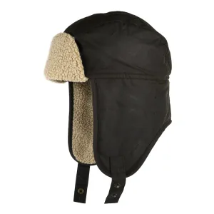 Failsworth Hats Waxed Cotton Trapper Hat - Olive