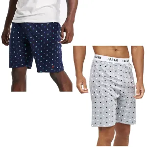 Farah Mens Fairburn Elasticated Cotton Lounge Shorts