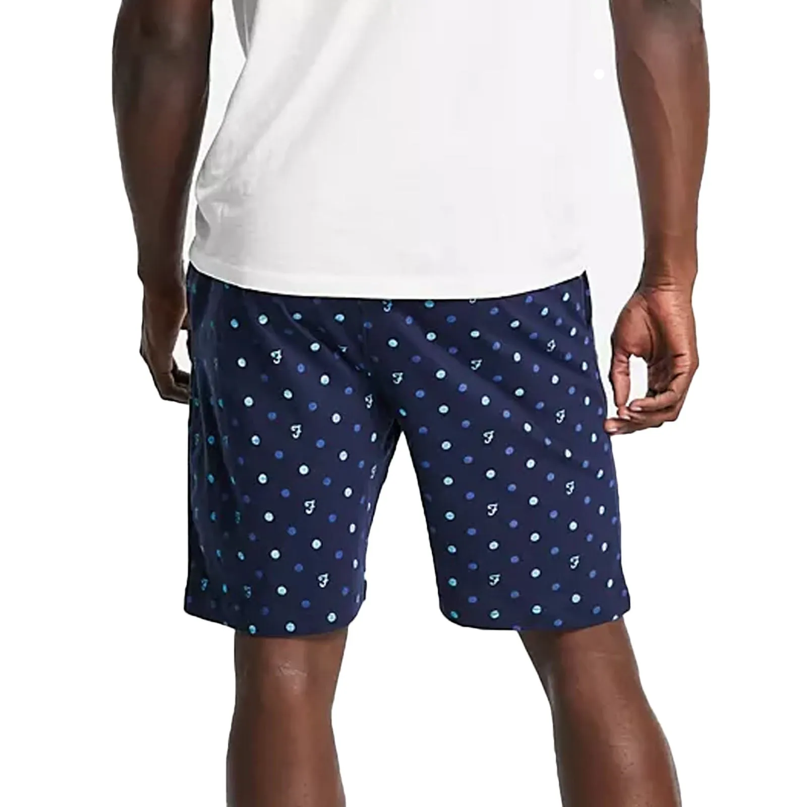 Farah Mens Fairburn Elasticated Cotton Lounge Shorts