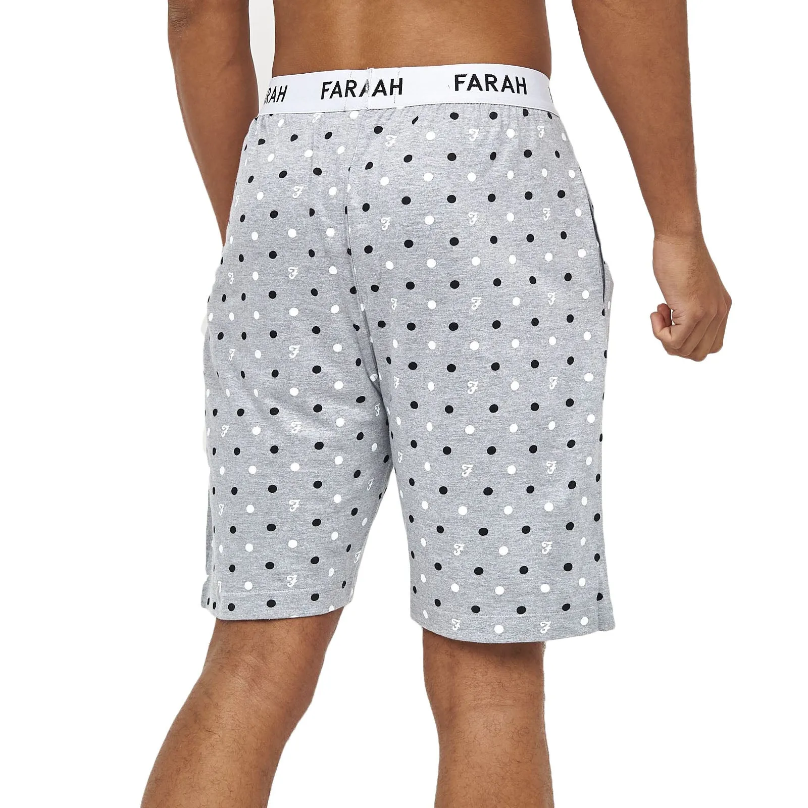 Farah Mens Fairburn Elasticated Cotton Lounge Shorts