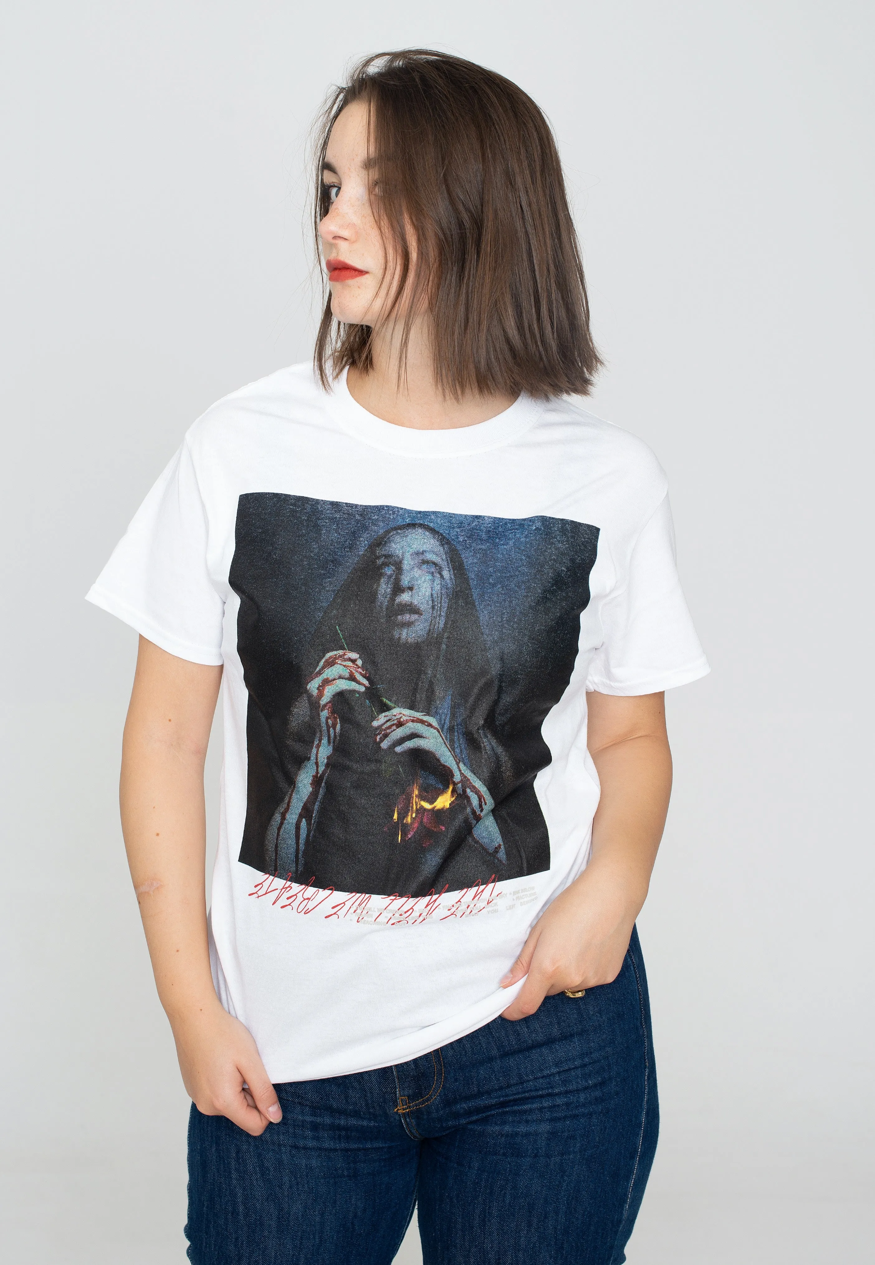 Fit For A King - THWC Cover White - T-Shirt