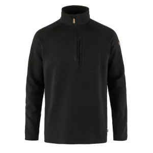 Fjallraven Ovik Fleece Half Zip Black