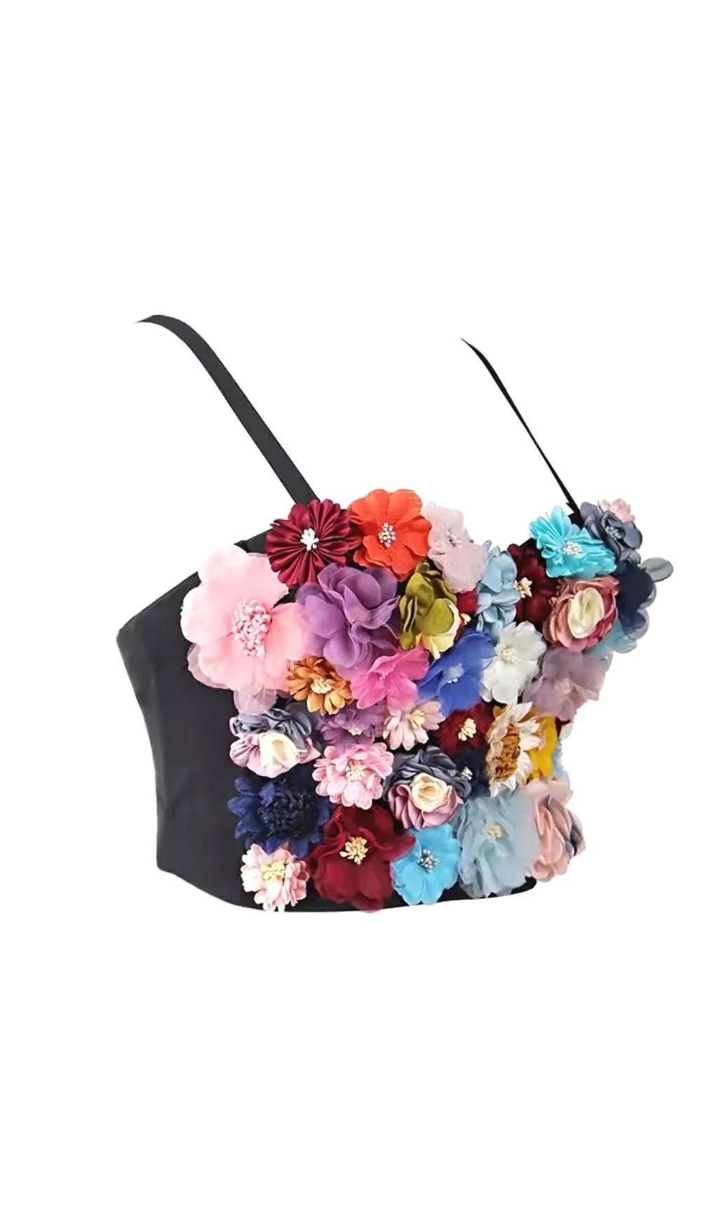 FLORAL CORSET TOP Gloria Lanvin
