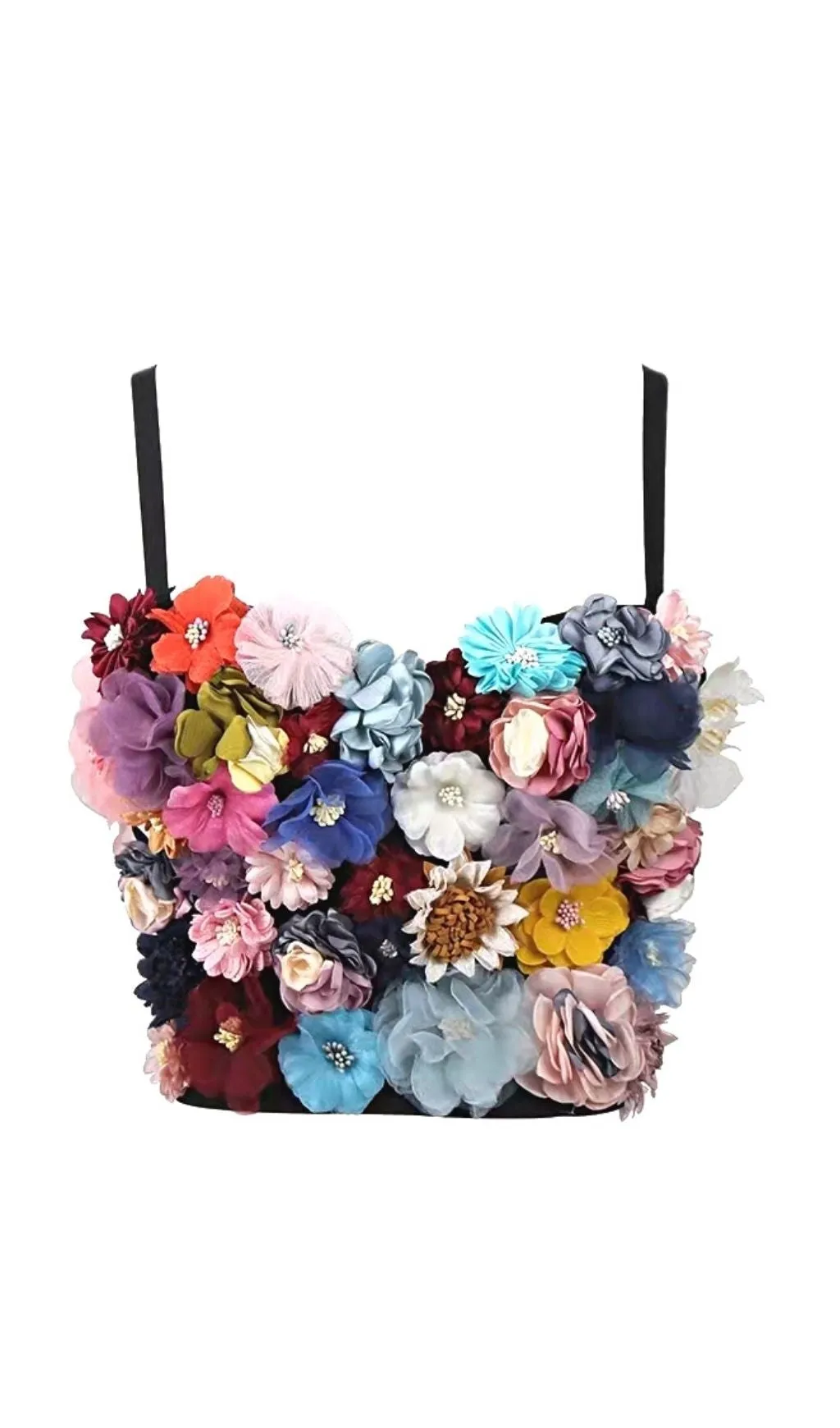FLORAL CORSET TOP Gloria Lanvin