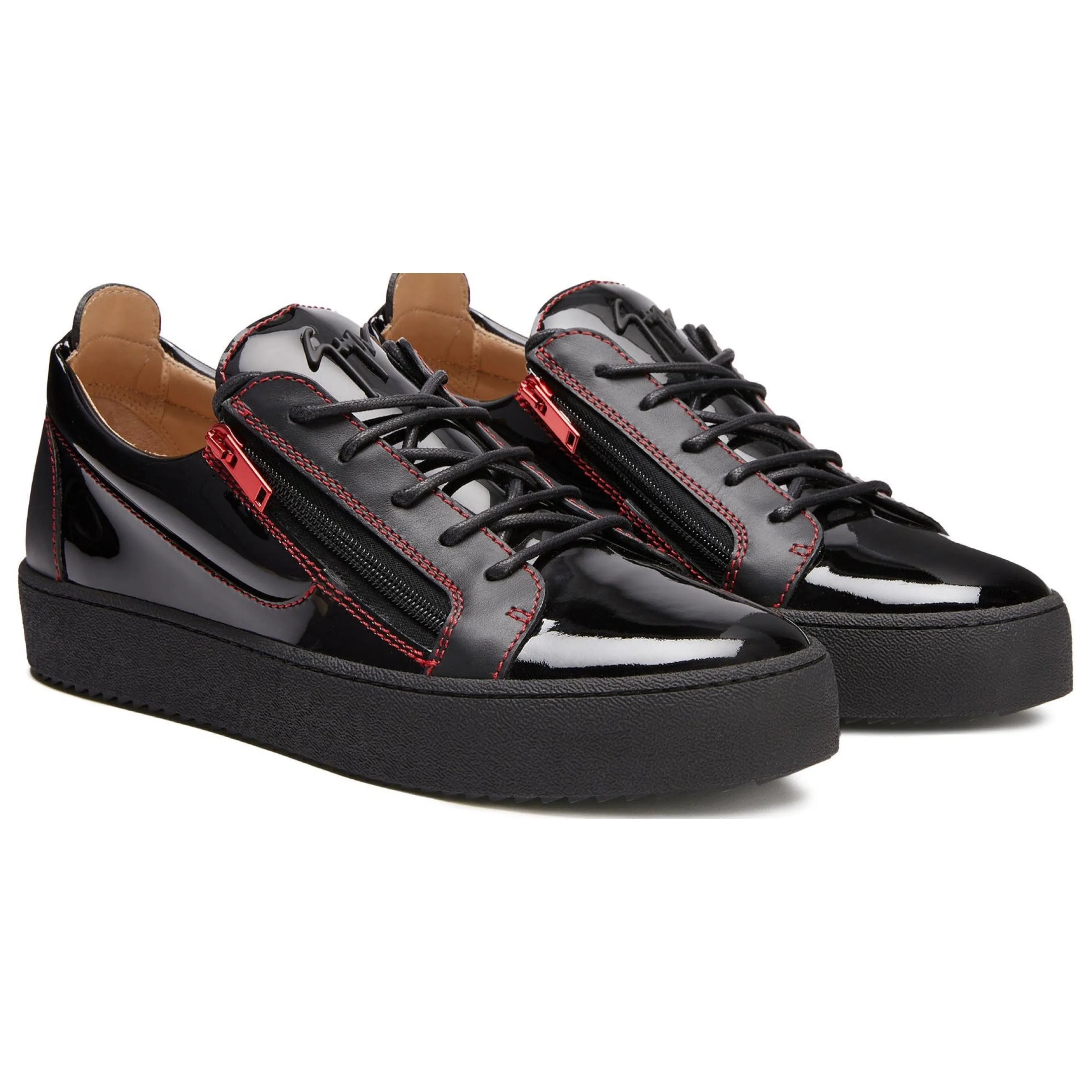 Giuseppe Zanotti Red Stitch Trainers