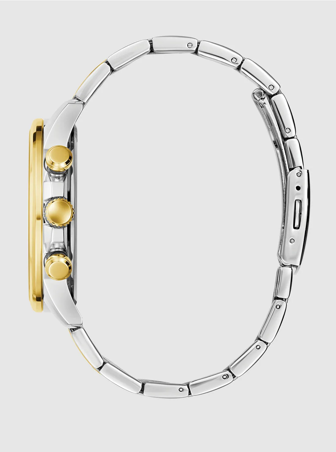 Gold Silver Green Dial Walker Watch Guess