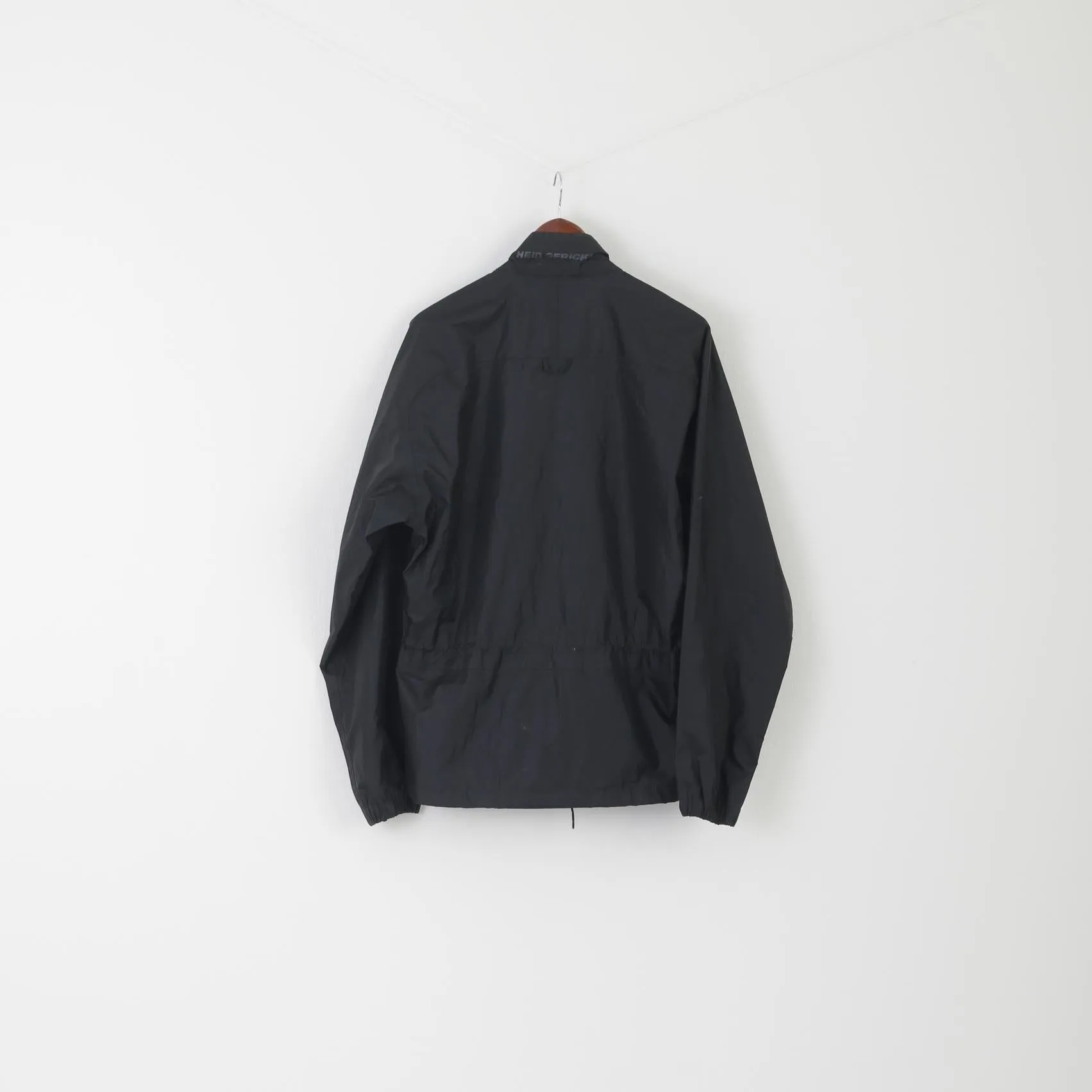 Hein Gericke Men M Jacket Black Full Zipper Lightweight Biker Sportswear Top