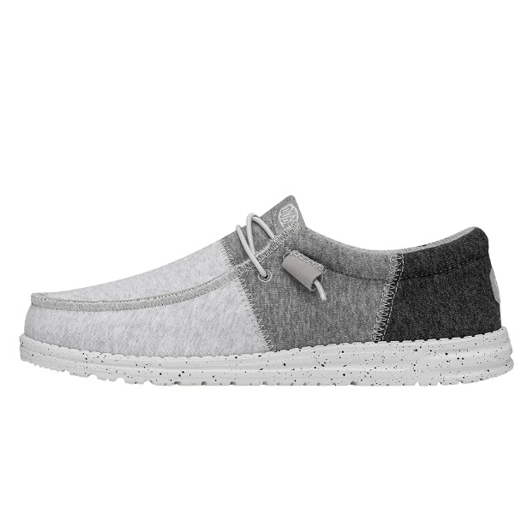 Hey Dude Men's Wally Tri Varsity Grey Shoes