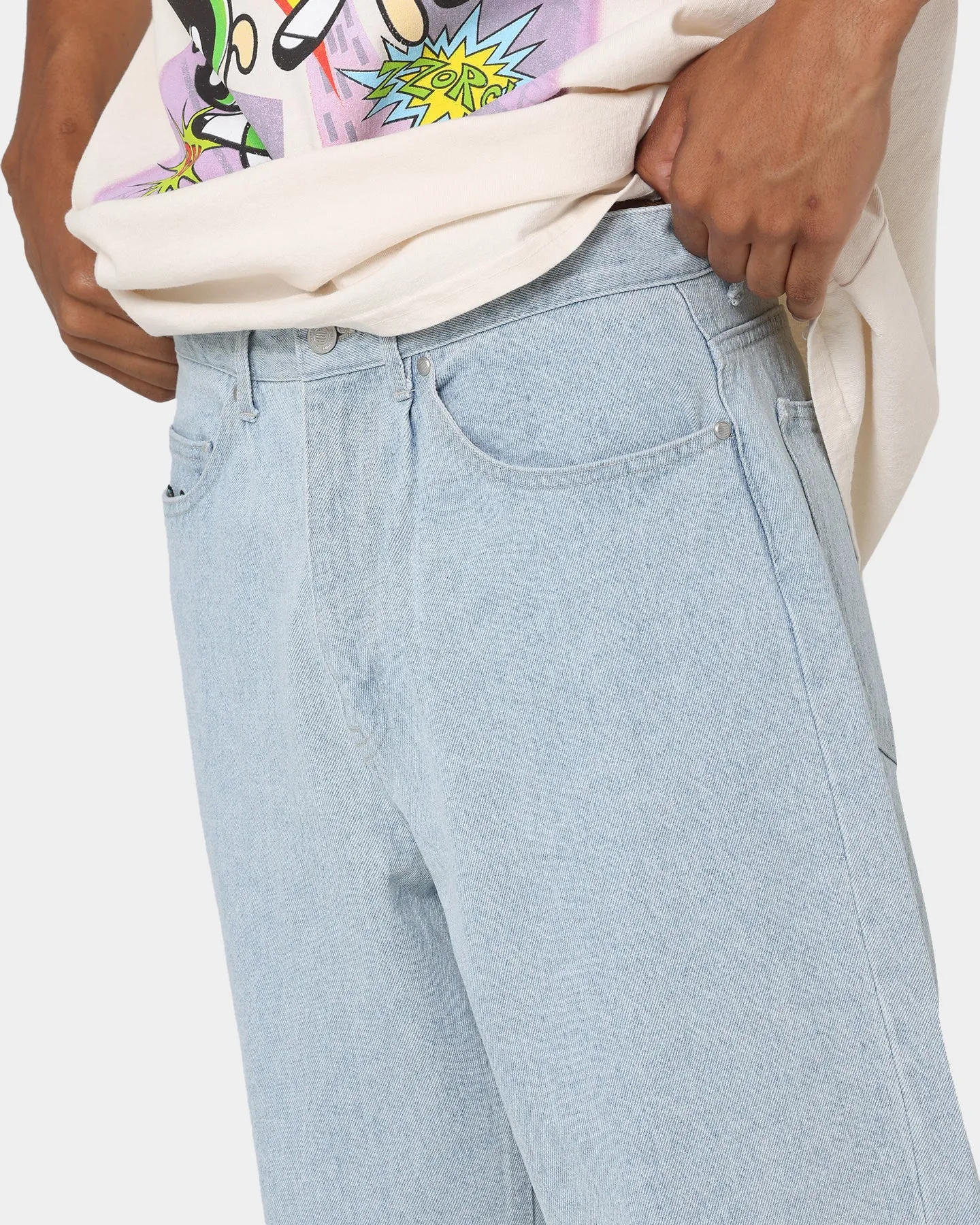HUF Cromer Sig Pants Light Blue