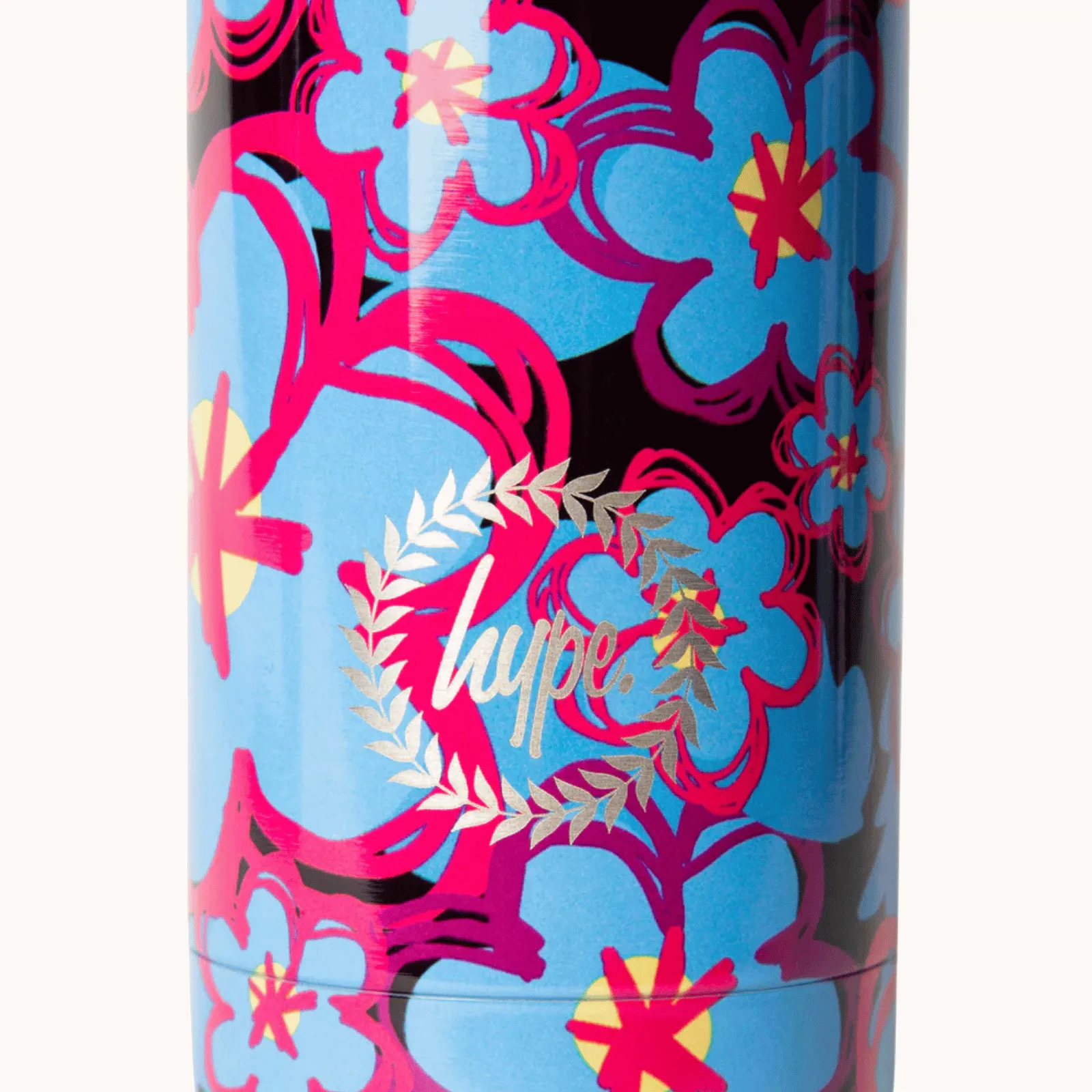 Hype Flowers Water Bottle - Blue