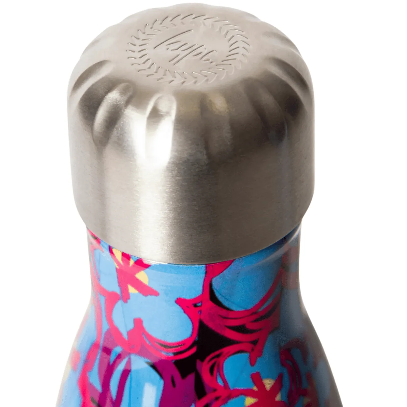 Hype Flowers Water Bottle - Blue