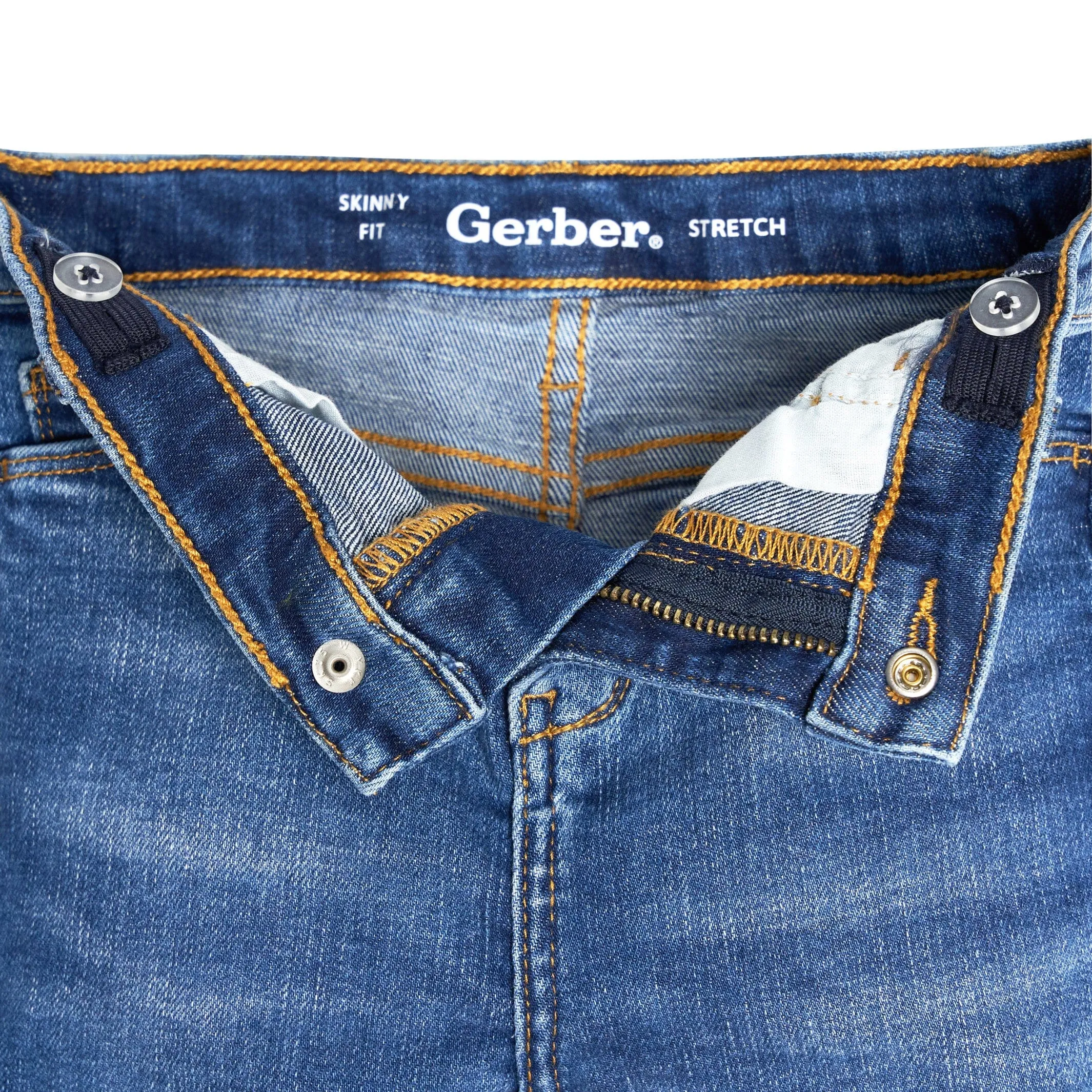 Infant and Toddler Neutral Denim Skinny Jeans Gerber Childrenswea