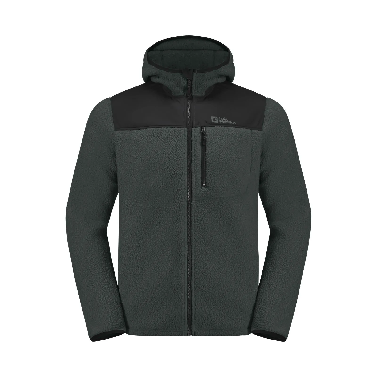 Jack Wolfskin Mens Kammweg Pile Full Zip High Neck Fleece