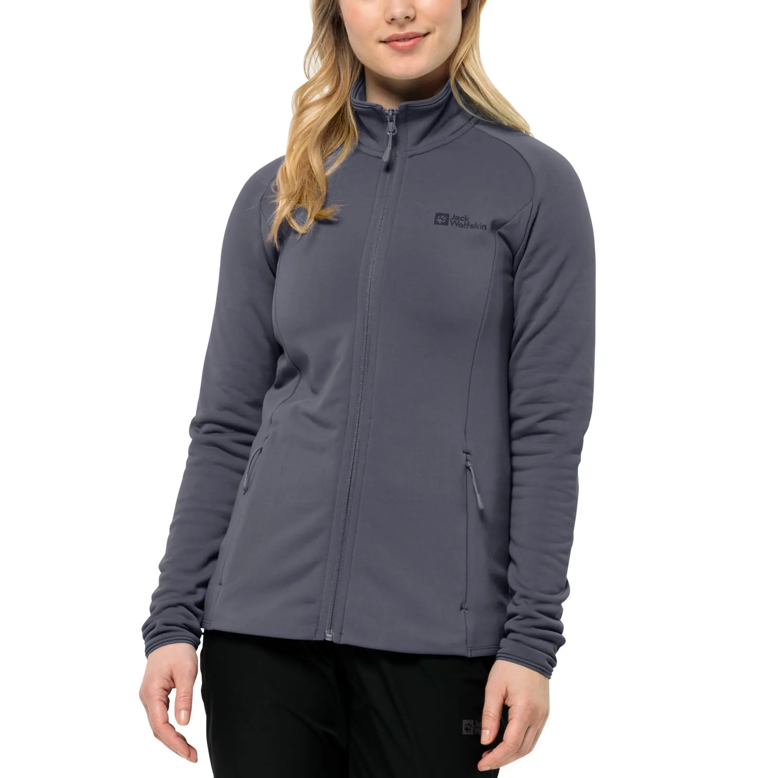 Jack Wolfskin Womens Baisleberg Full Zip Stretch Fleece Jacket