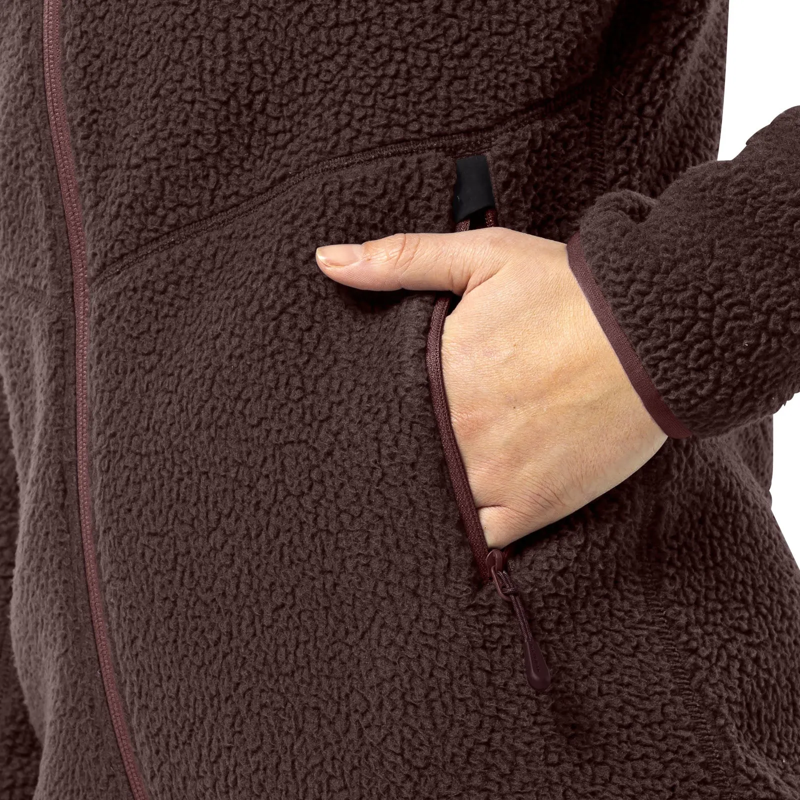 Jack Wolfskin Womens Kammweg Pile Full Zip Fleece