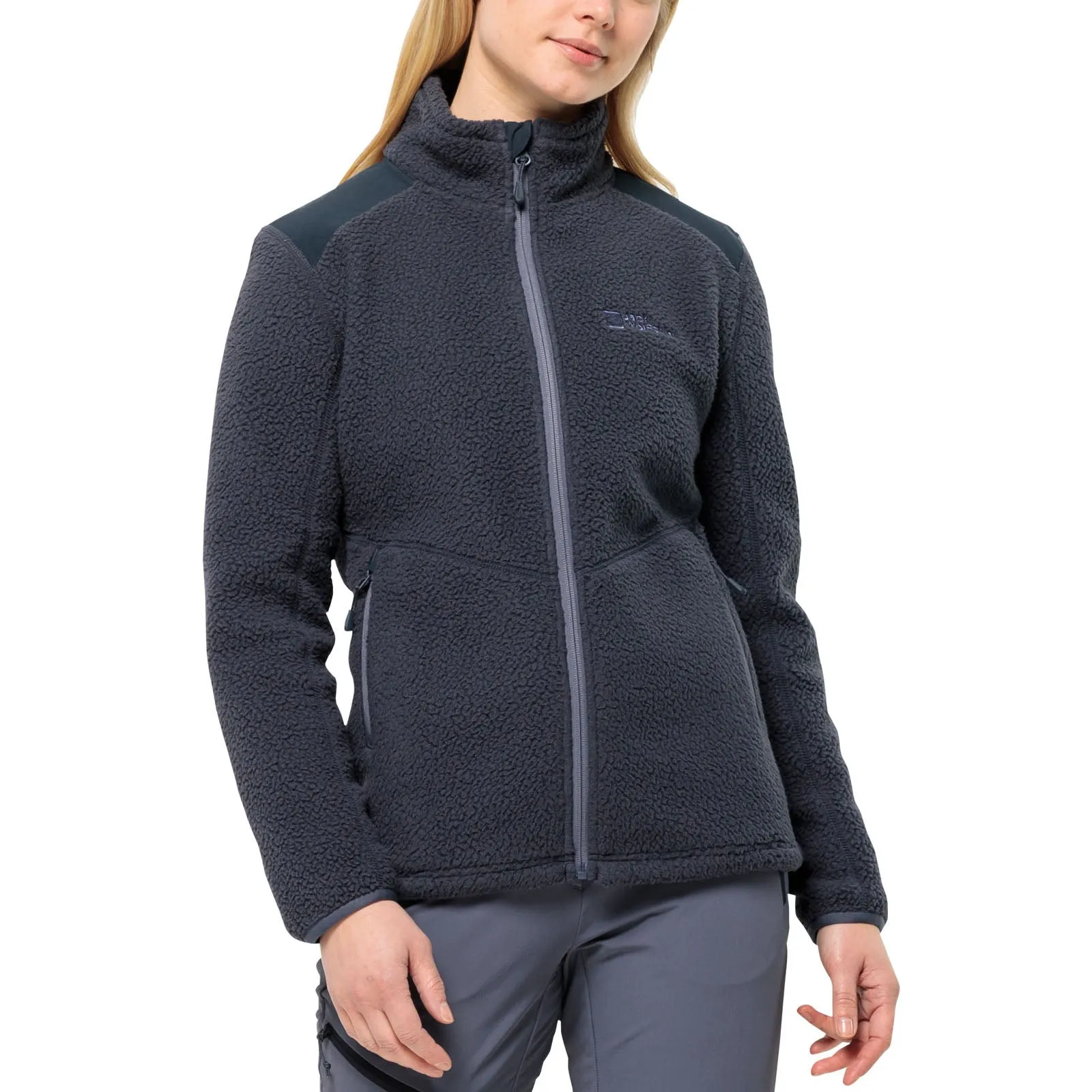 Jack Wolfskin Womens Kammweg Pile Full Zip Fleece
