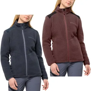 Jack Wolfskin Womens Kammweg Pile Full Zip Fleece