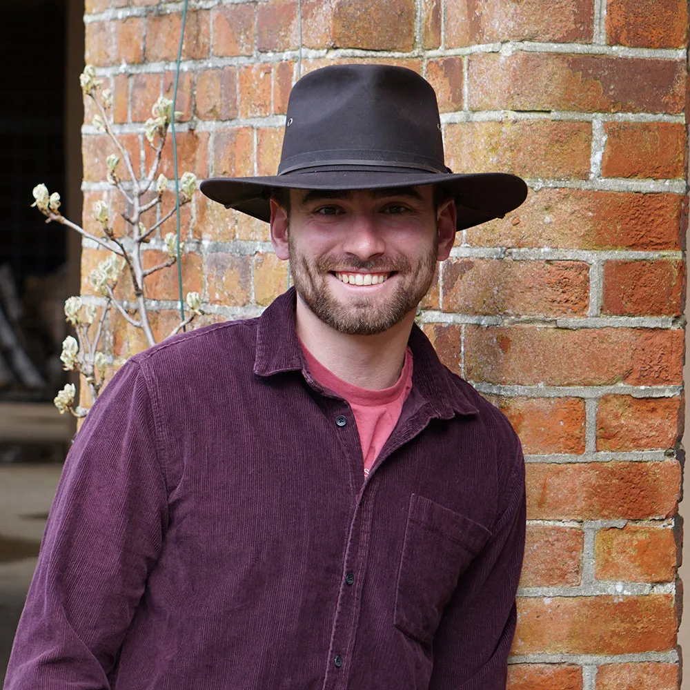 Jaxon & James Oilcloth Aussie Hat - Brown