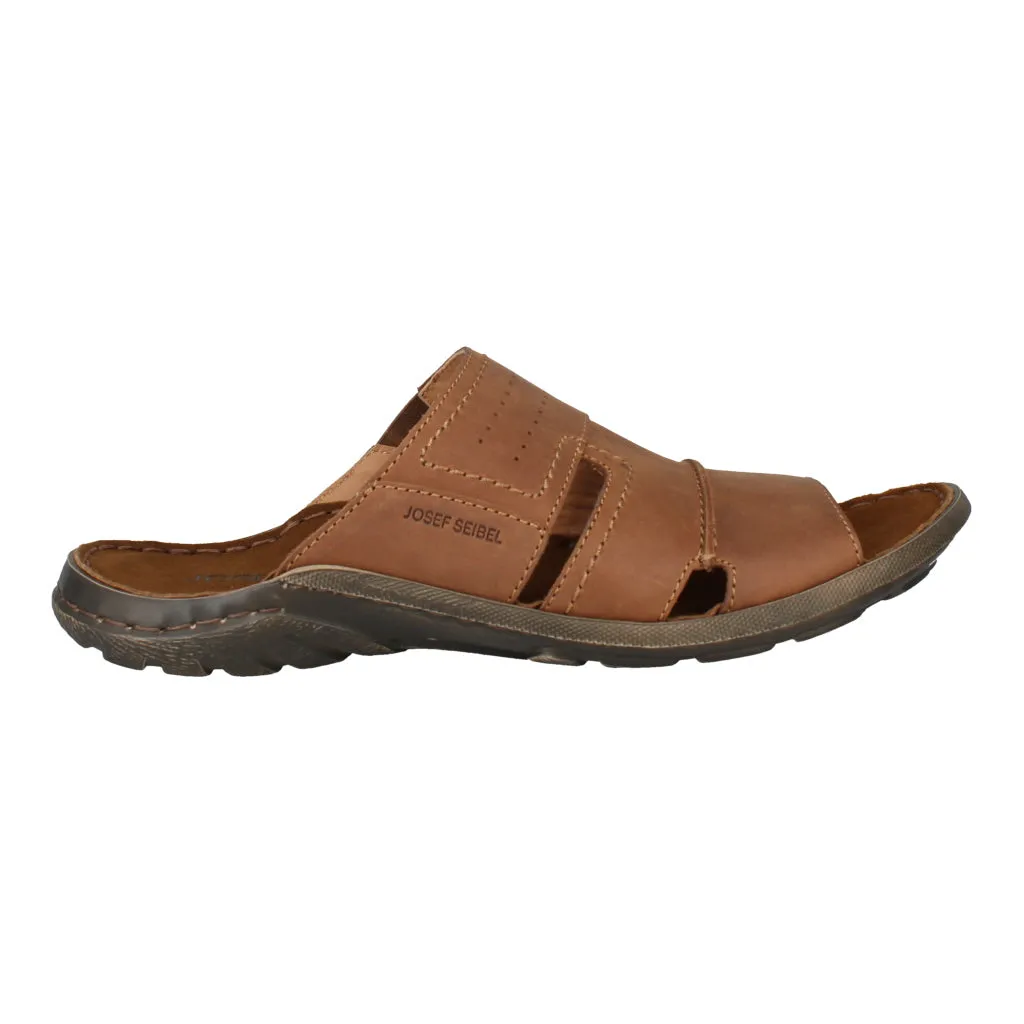 Josef Seibel Logan 38 Mens Leather Slip On Sandal