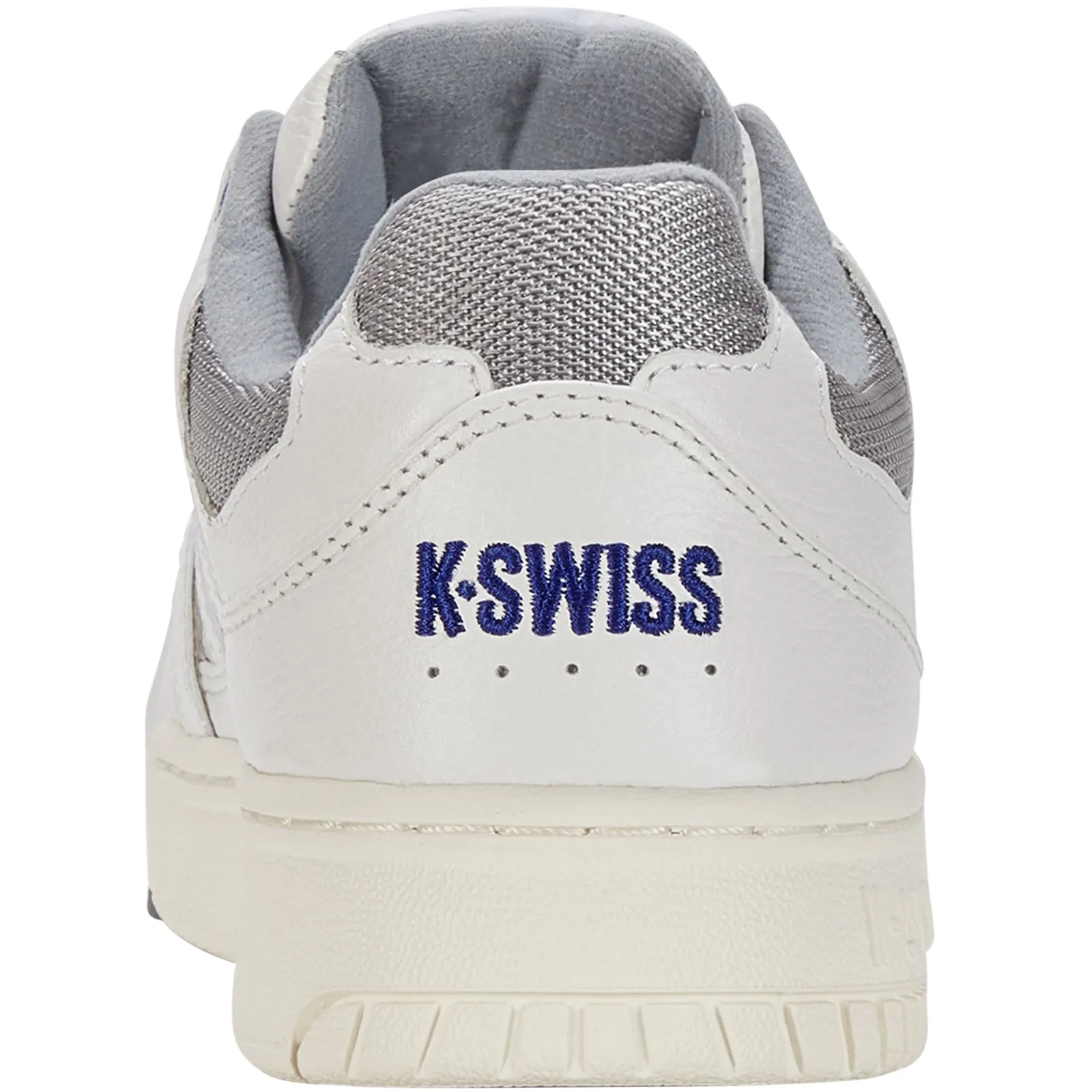 K-Swiss Mens GSTAAD Gold Leather Chunky Trainers - White/Grey