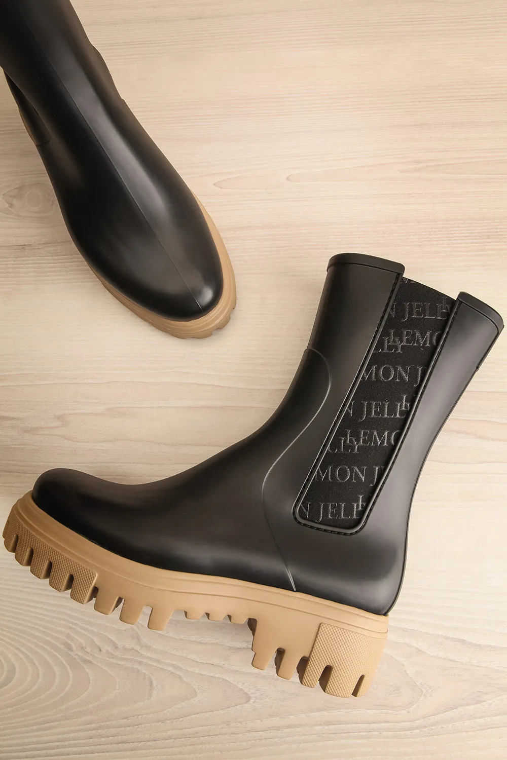 Kathie | Platform Rain Boots