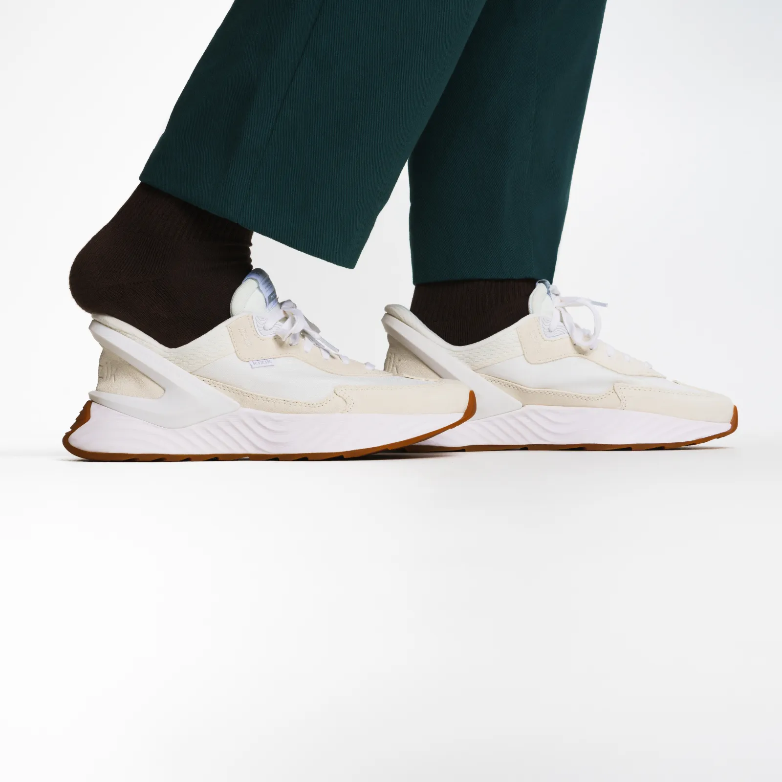 Kizik Mens Monaco Slip On Suede Trainers