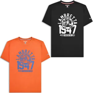 Lambretta Mens 1947 Short Sleeve Crew Neck T-Shirt